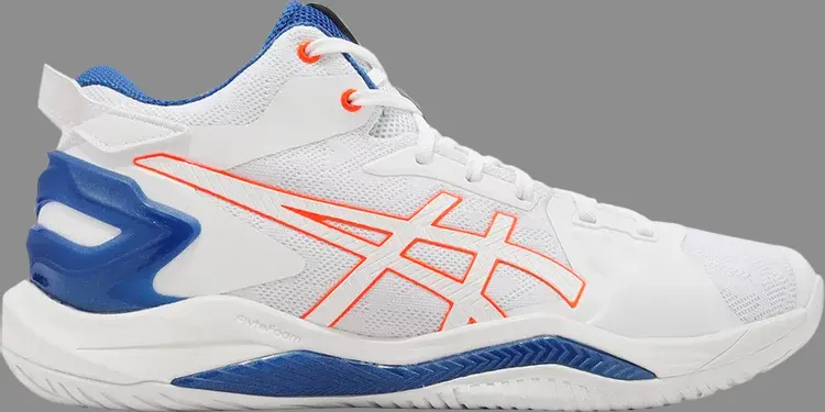 gel burst 26 white shocking orange Asics