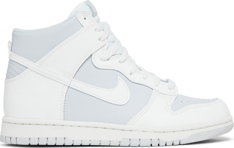 Кроссовки Nike Dunk High GS 'Summit White Pure Platinum', белый кроссовки nike dunk high gs summit white pure platinum белый