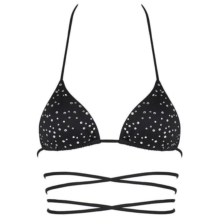 

Бикини-топ Monica Hansen Stardust Wrap Around Triangle, черный