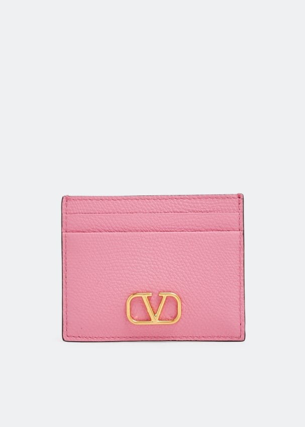 

Картхолдер VALENTINO GARAVANI VLogo Signature card case, розовый