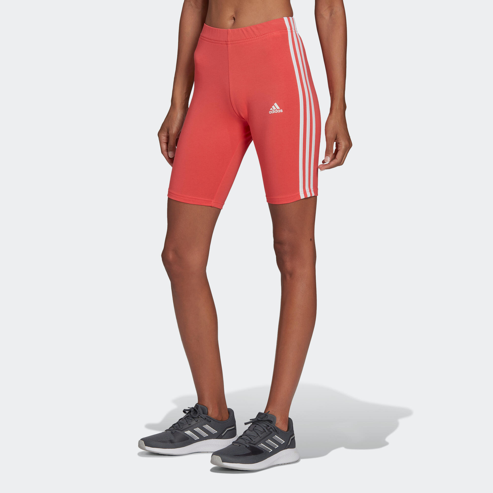 Шорты фитнес Adidas женские коралловые