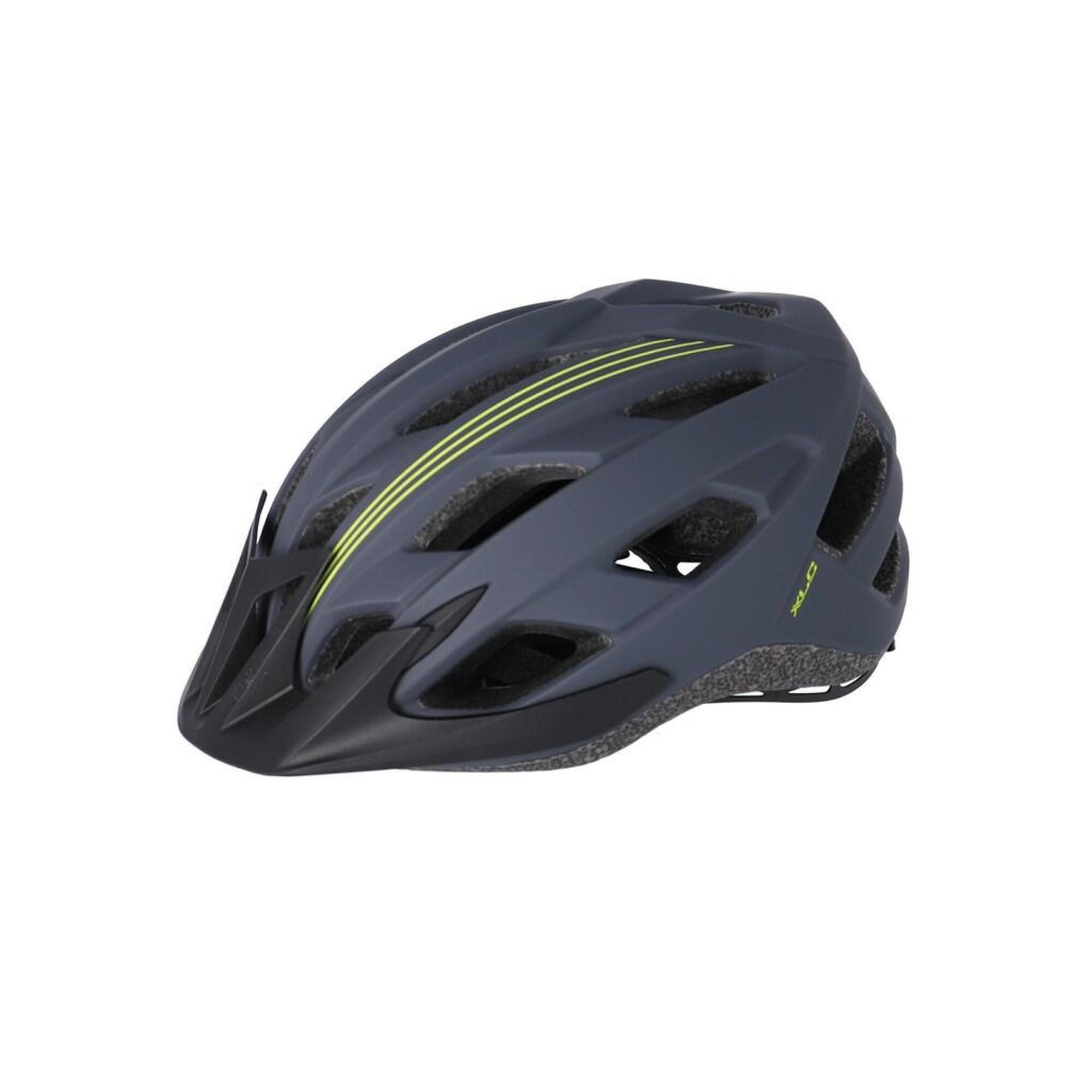 цена Велосипедный шлем XLC BH-C28, черный / серый / зеленый