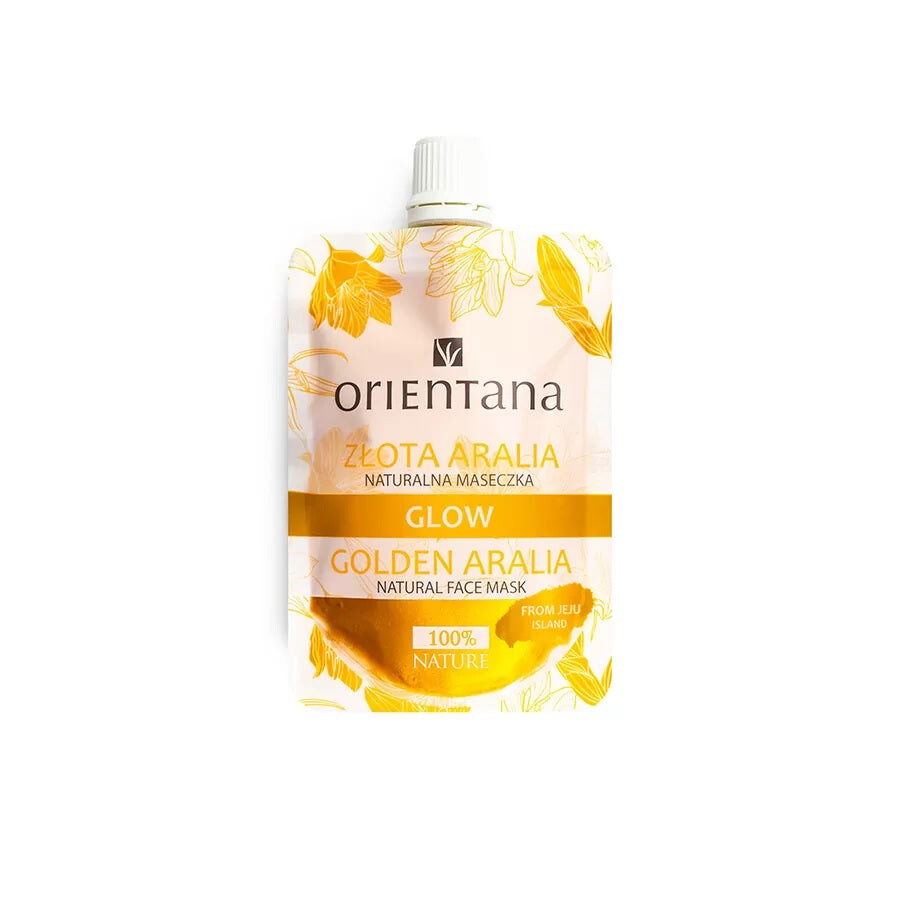 

ORIENTANA Сияющая натуральная маска для лица Golden Aralia 30мл
