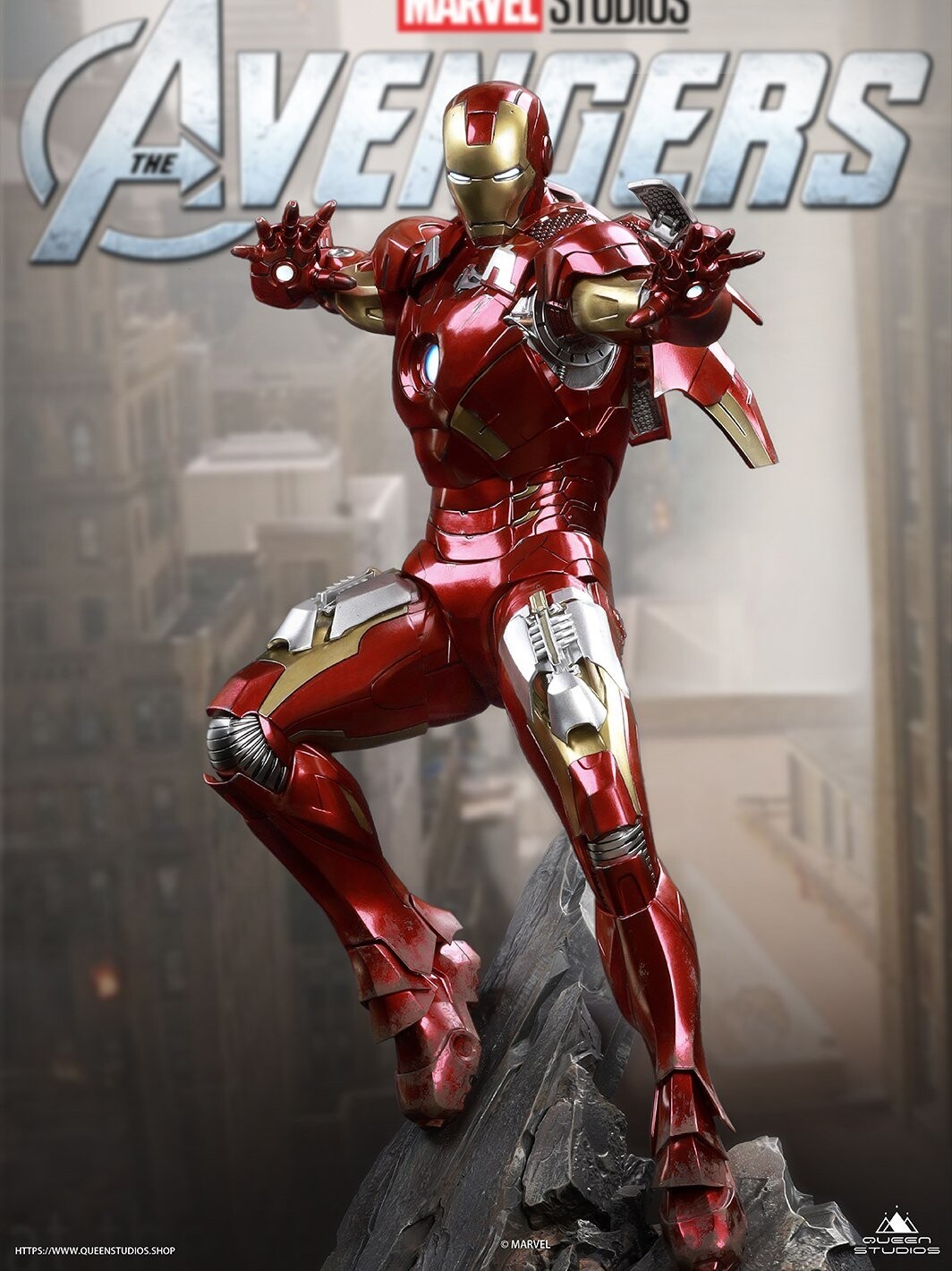 

Фигурка Queen Studios MArvel, Iron Man Mark VII 1:4 Scale Collectible Statue, 74 см