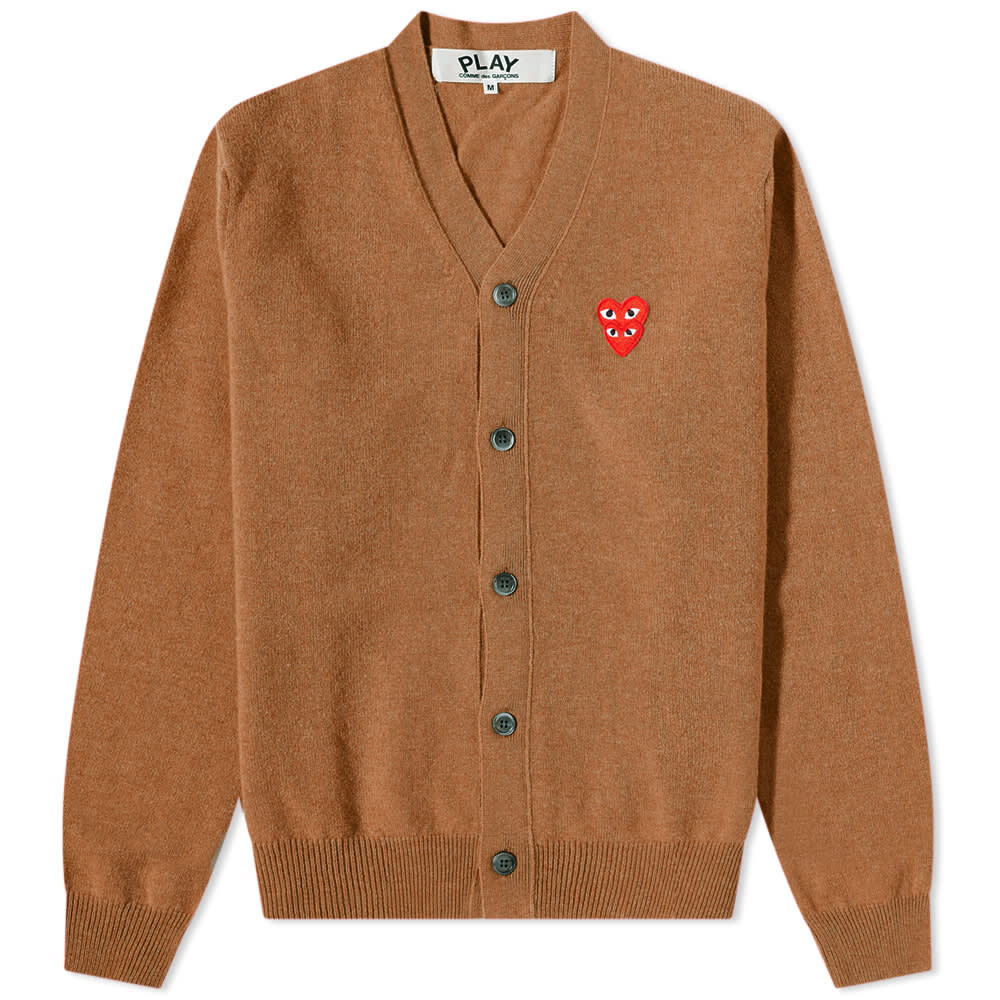 

Джемпер Comme des Garçons Play Overlapping Heart Cardigan, Коричневый