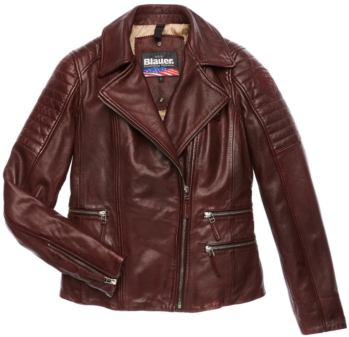 

Blauer USA Icon Женская кожаная куртка, коричневый