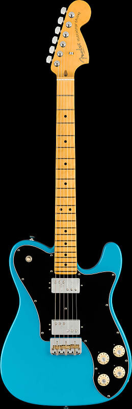 

Fender American Professional II Telecaster Deluxe, кленовый гриф, синий Майами