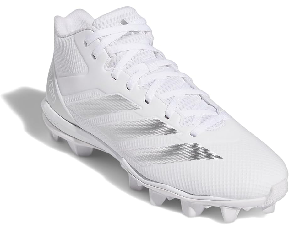 Кроссовки adidas adizero Impact Spark Mid Football Cleats, цвет White/Silver Metallic/White