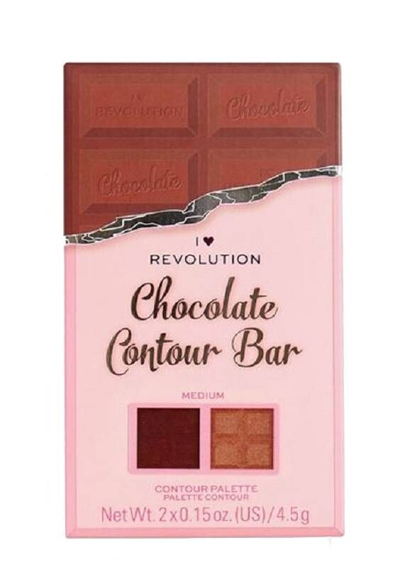 

I Heart Revolution Chocolate Medium палетка для контуринга лица, 9 g