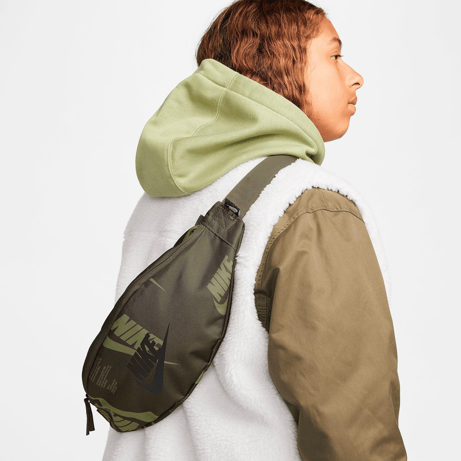 

Поясная сумка Nike Heritage, зеленый