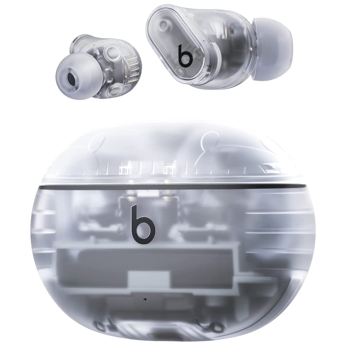 Беспроводные наушники Beats Studio Buds +, прозрачный наушники beats studio buds plus cosmic silver mt2p3