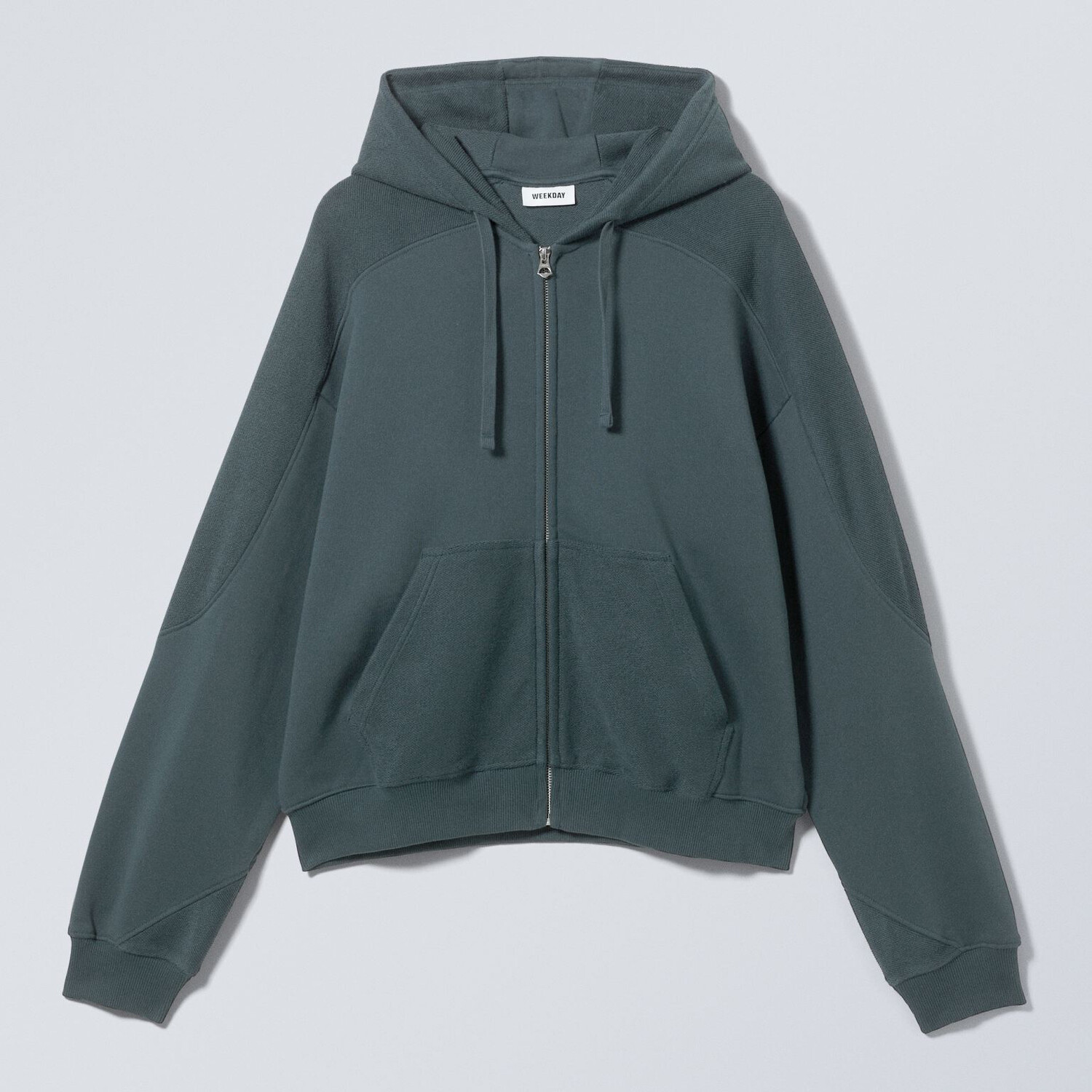 

Толстовка Weekday Craig Zip-up, темно-серый