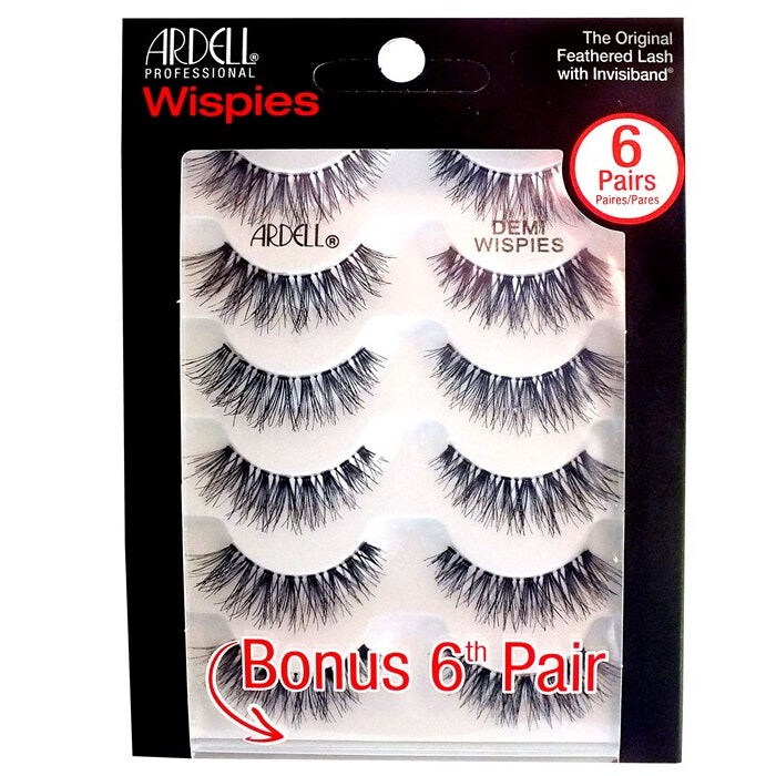 

Ardell Накладные ресницы Demi Wispies 6-Pack на полоске из 6 пар Черные