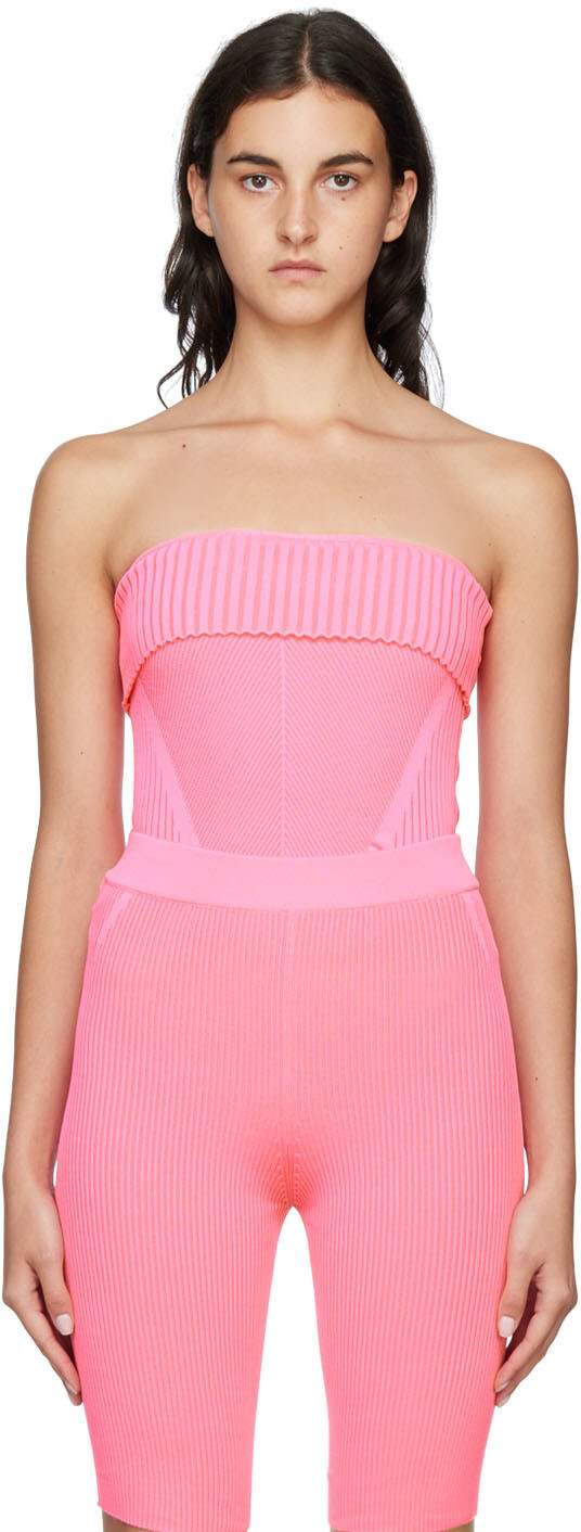

Розовый топ без рукавов Le Papier 'La Maille Lucca' Jacquemus