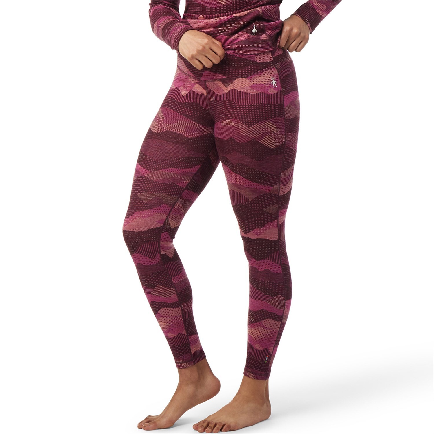 

Термобелье Smartwool Merino 250 Baselayer Pattern Pattern, розовый