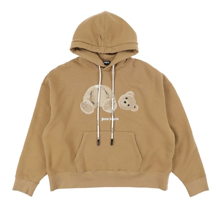 Худи Palm Angels Pa Bear Hoody 'Beige/White', белый - фото