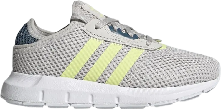 

Кроссовки Adidas Swift Run X Little Kid 'Grey Pulse Yellow', серый