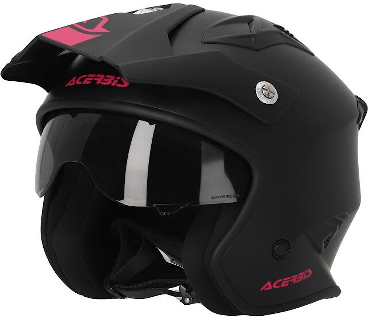 Шлем Acerbis Aria 2023 Solid реактивный, черный/розовый шлем acerbis aria 2023 solid реактивный серый