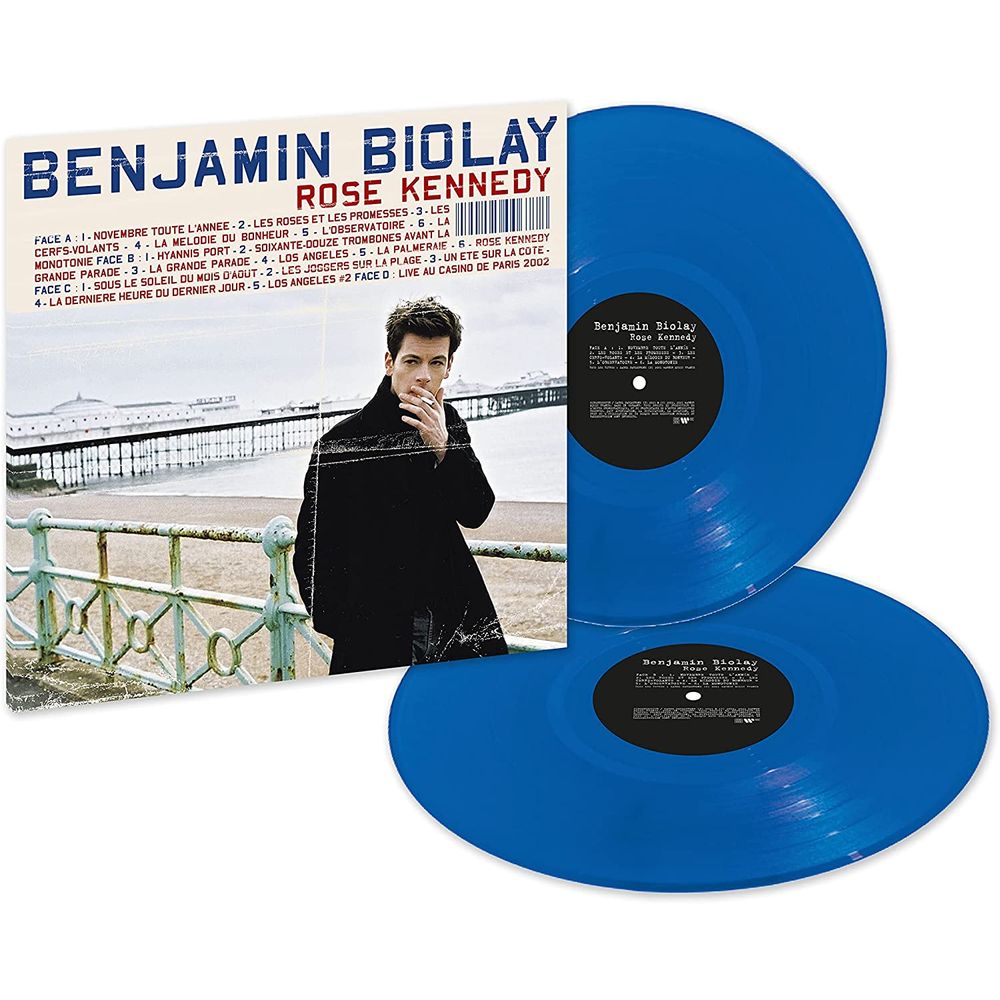 benjamin biolay rose kennedy 2lp limited blue vinyl CD диск Rose Kennedy (Blue Colored Vinyl) (2 Discs) | Benjamin Biolay