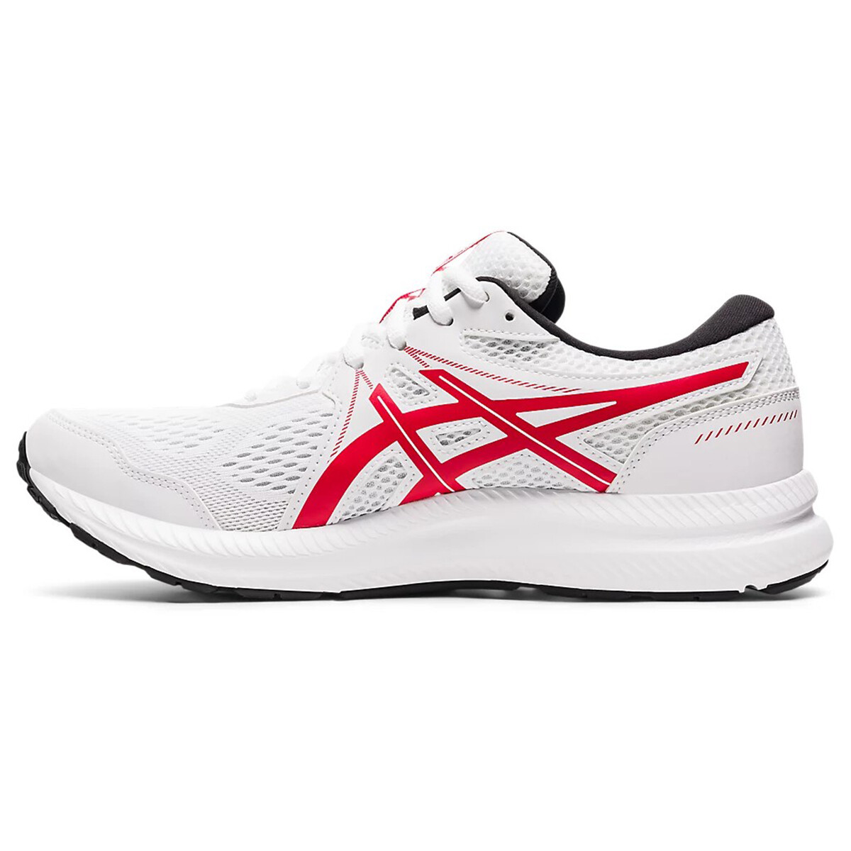 

Кроссовки gel contend 7 'white classic red' Asics, белый