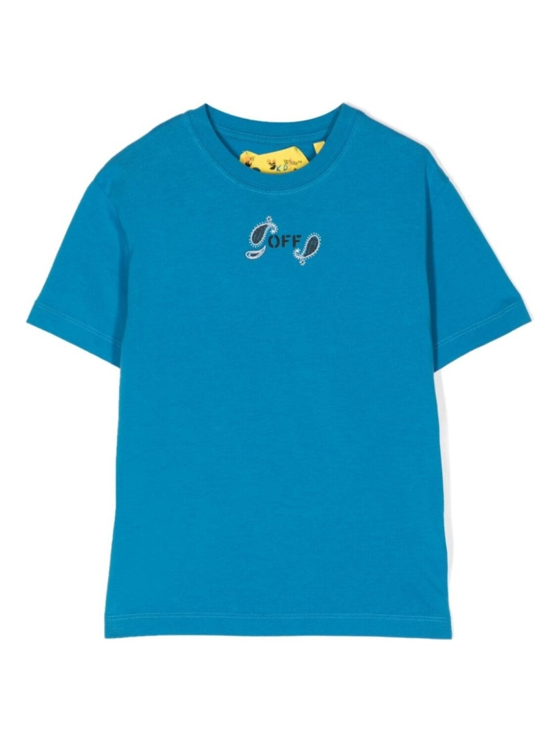 

Off-White Kids футболка с логотипом Arrows, синий