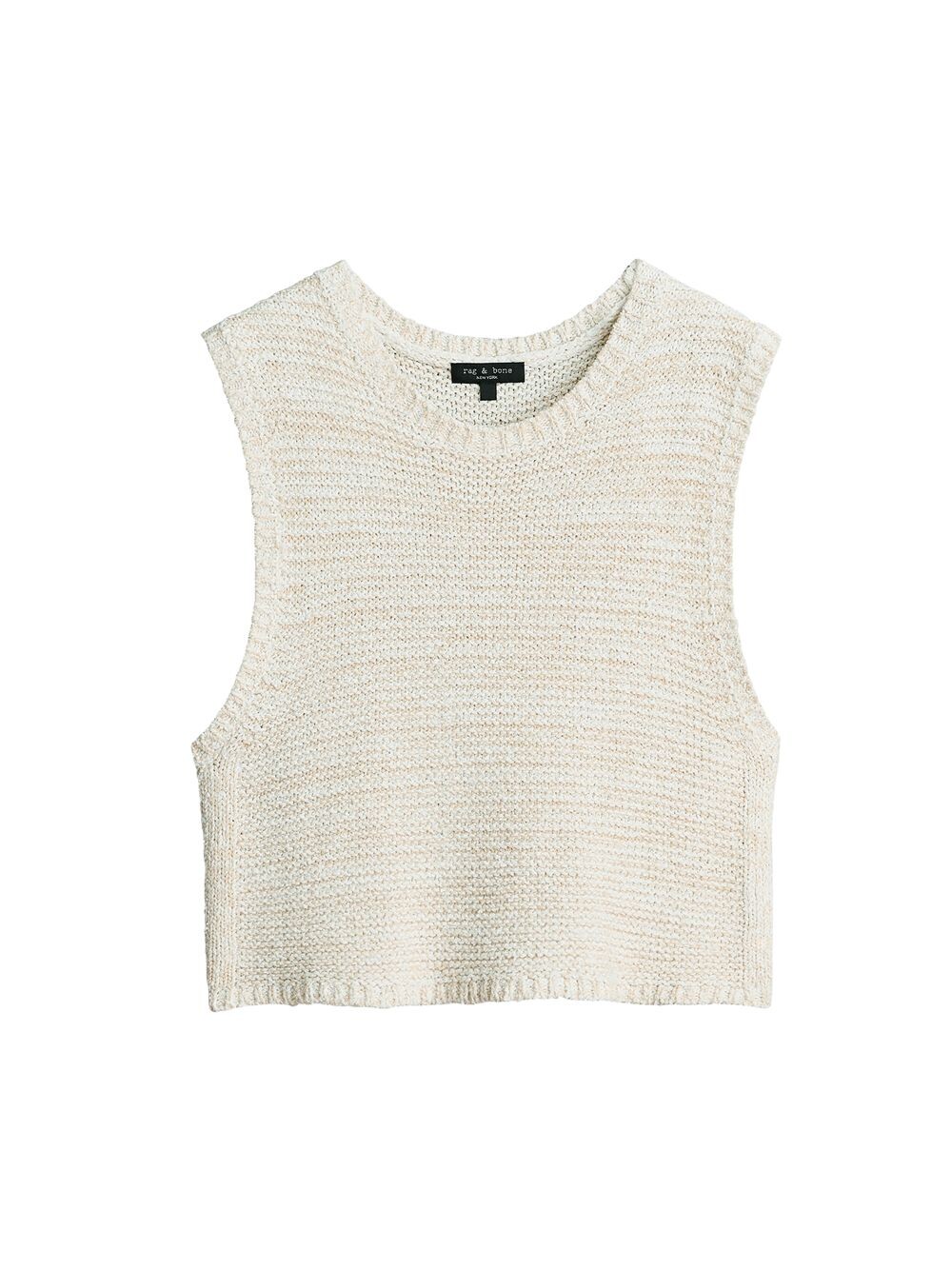 

Укороченная вязаная майка Jackie rag & bone, слоновая кость