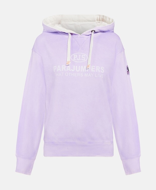 

Толстовка с капюшоном Parajumpers, сирень