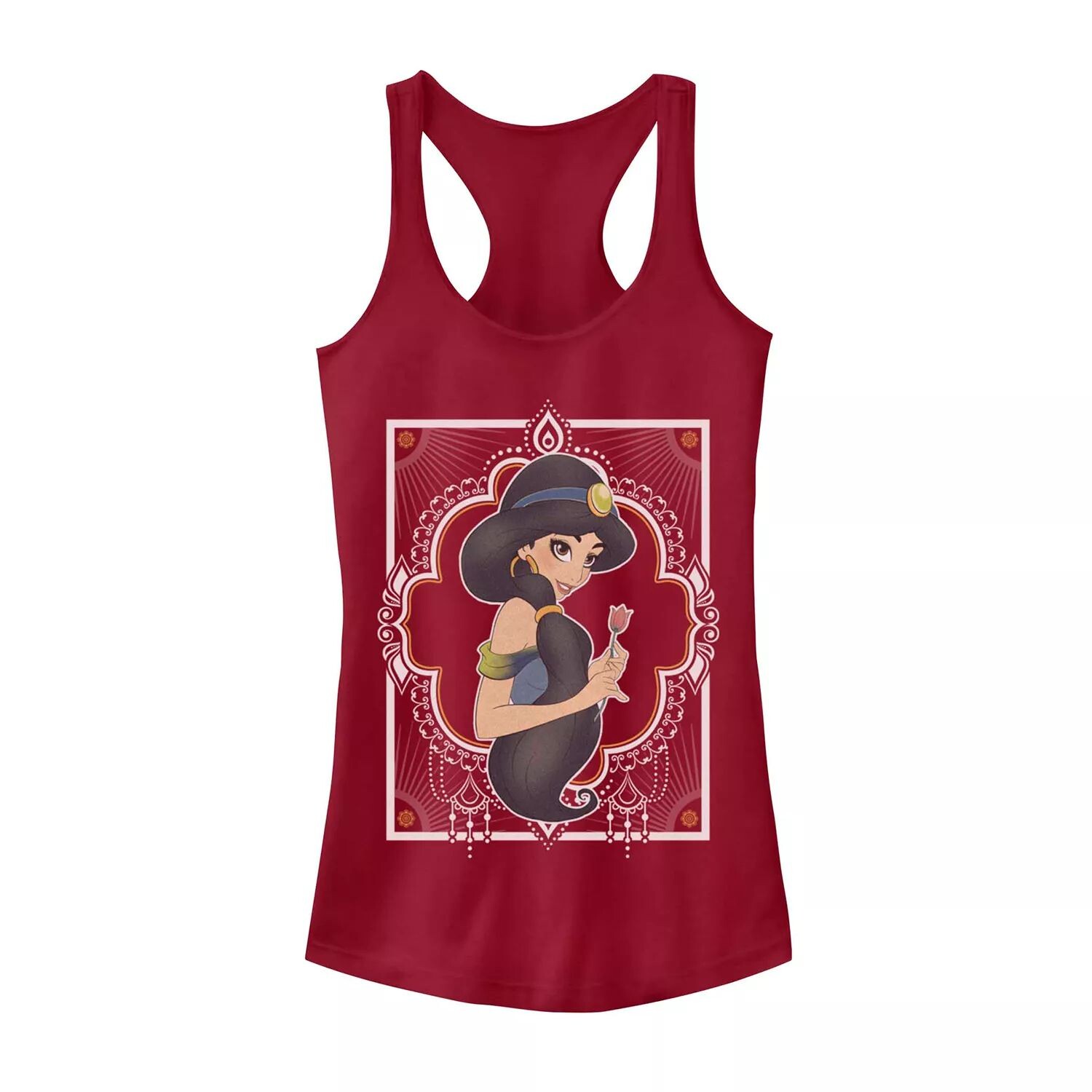 

Майка с графическим рисунком Aladdin Jasmine для юниоров Disney's и геометрической рамкой Disney