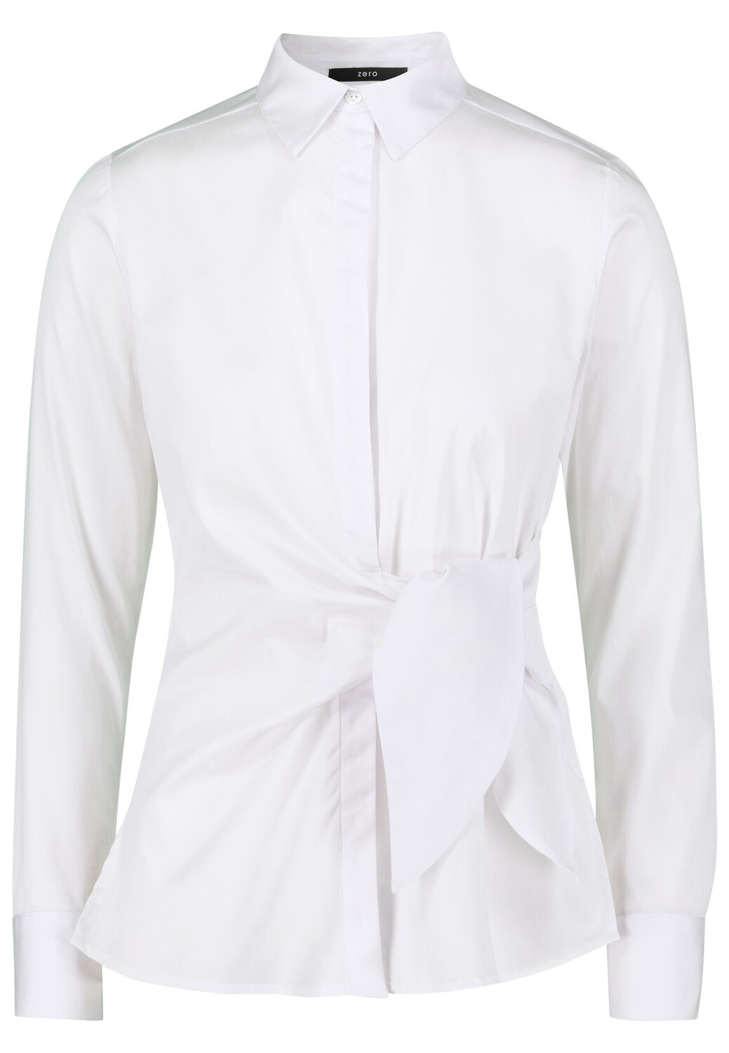 

Блуза Zero Hemd langarm mit Bindedetail, цвет Brilliant White