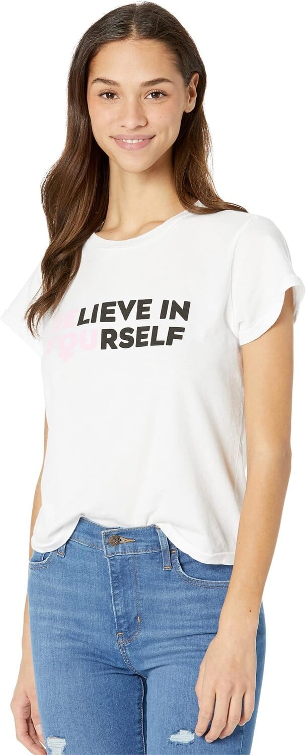 

Футболка LAmade Believe in Yourself Graphic Winston Vintage Tee with Give Back, белый