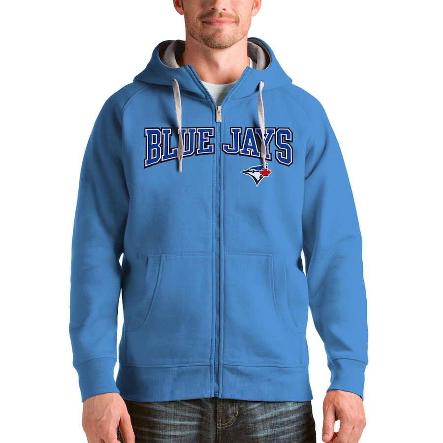

Толстовка на молнии Antigua Toronto Blue Jays, синий