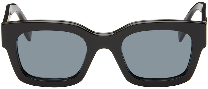 

Черные фирменные солнцезащитные очки Fendi, цвет Shiny black/Blue