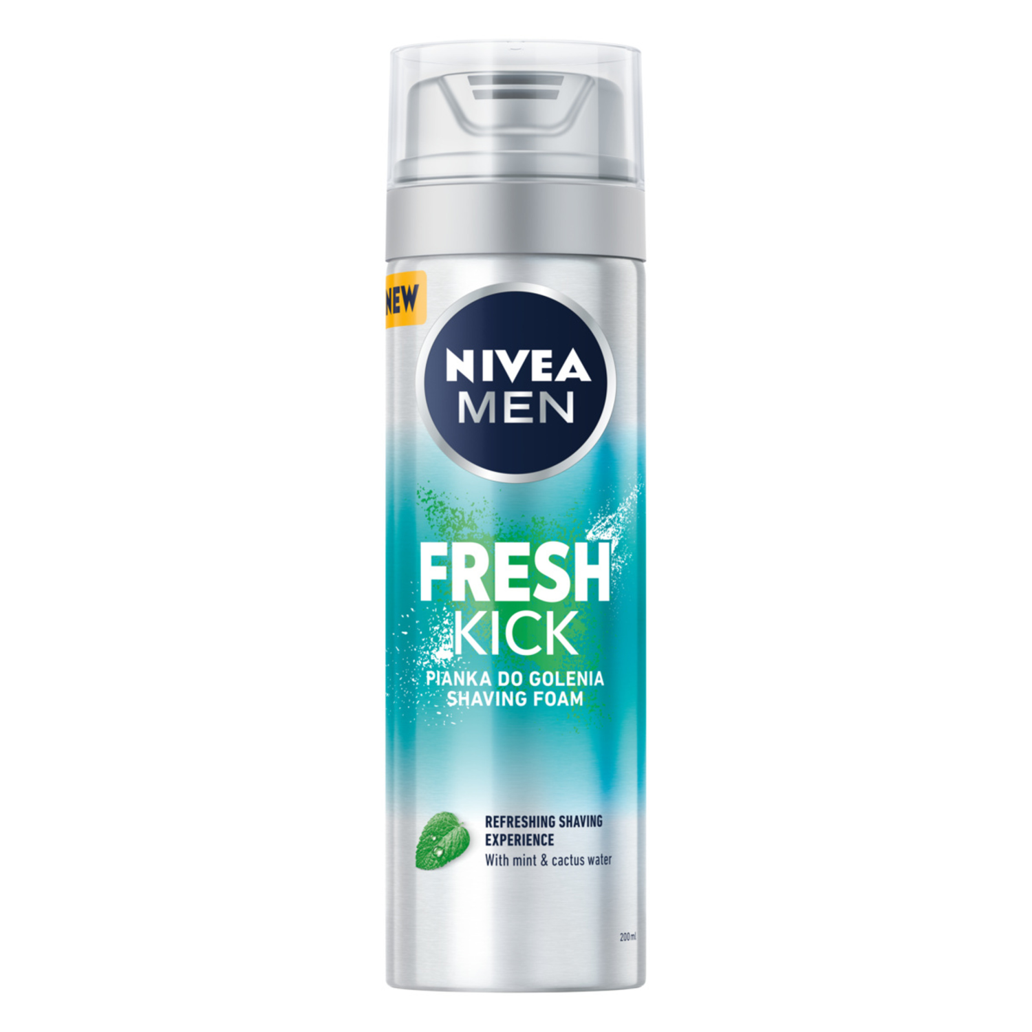 Nivea Men Fresh Kick пена для бритья мужская, 200 мл - фото