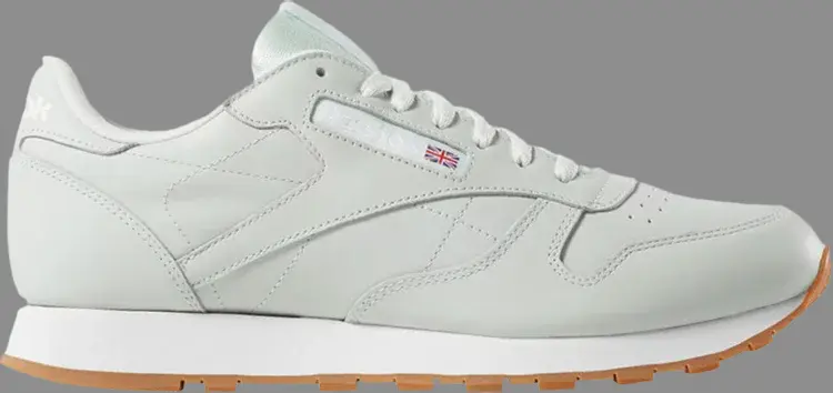 

Кроссовки classic leather 'storm glow' Reebok, серый