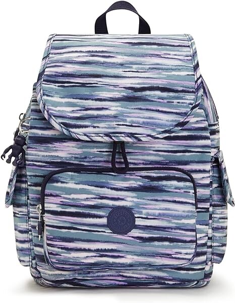 

Женский небольшой рюкзак Kipling City Pack, в полоску