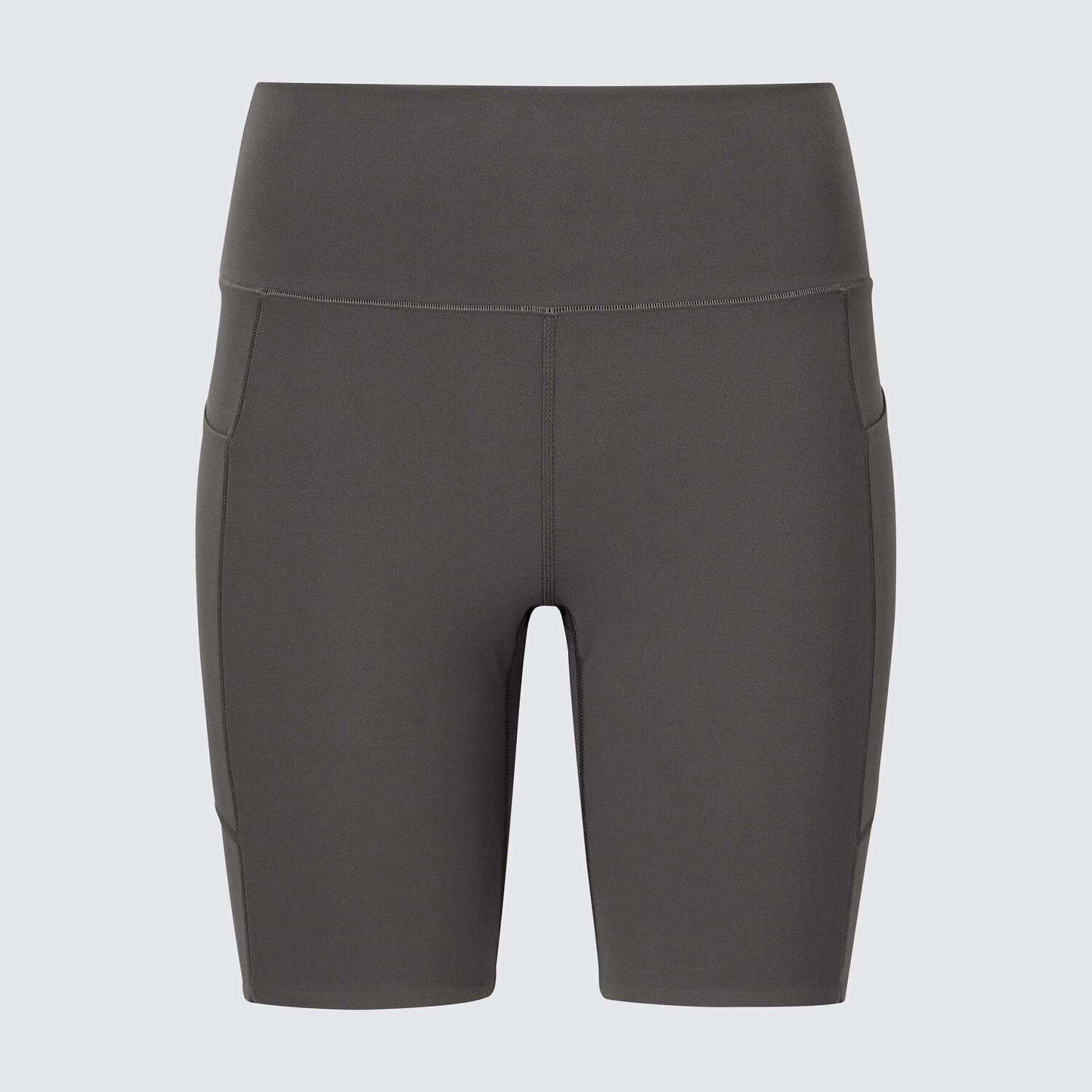 

Велосипедки с карманами Uniqlo Airsm Soft Active Biker Shorts, серый