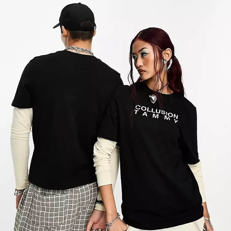

Лонгслив Collusion x Tammy Unisex Overlay, черный