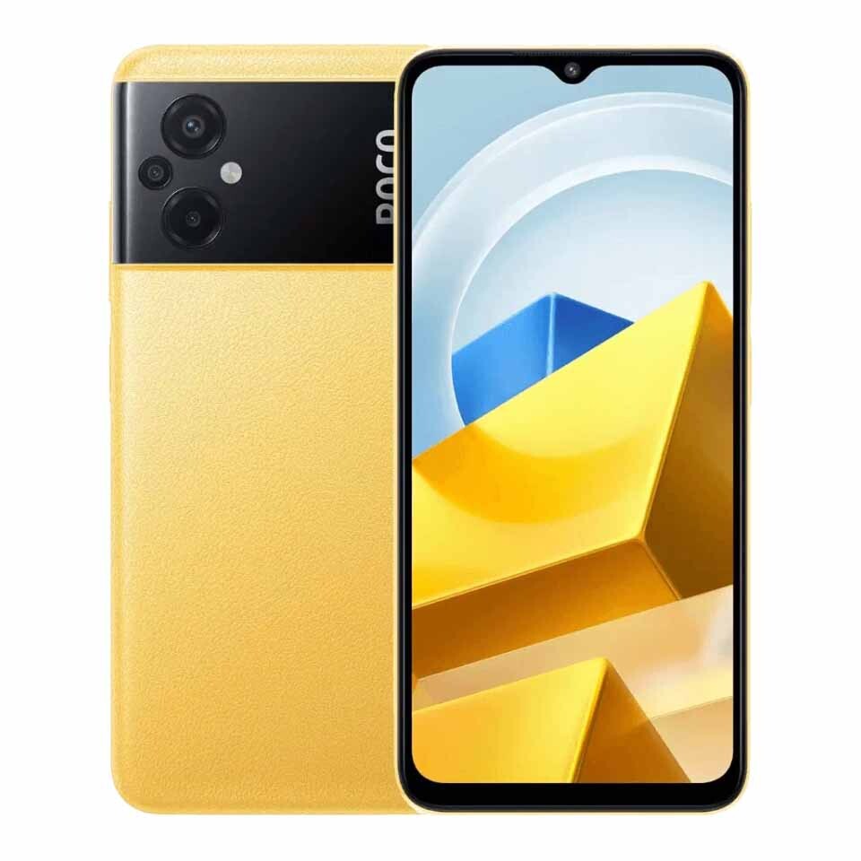 

Смартфон POCO M5, 6Гб/128Гб, 2 Nano-SIM, желтый