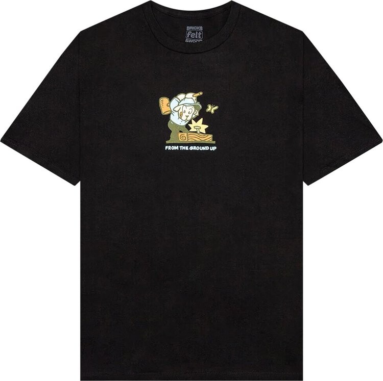

Футболка Bricks & Wood x Felt Groundwork Tee 'Black', черный