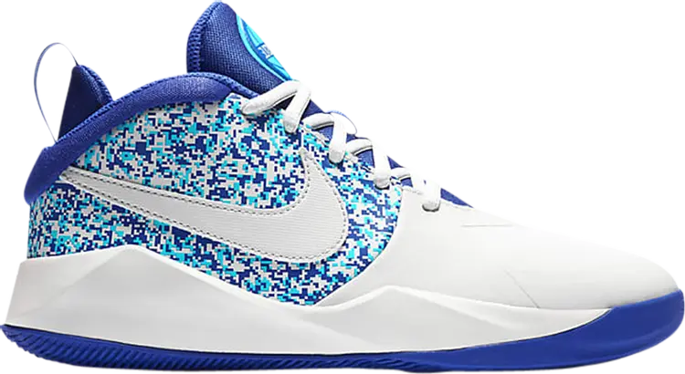 

Кроссовки Nike Team Hustle D9 GS 'Digital Pixel', синий