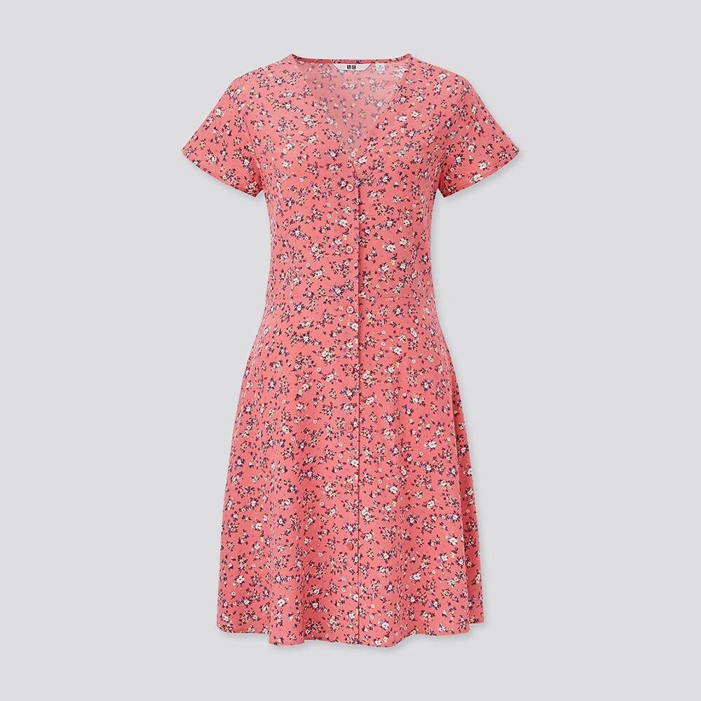 

Платье Uniqlo, розовый