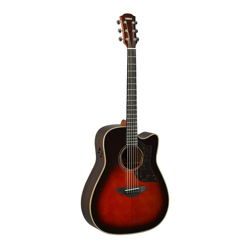 цена Акустическая электрогитара Yamaha A3R TBS Folk Cutaway - Палисандр - Табачно-коричневый Sunburst Yamaha A3R Cutaway Acoustic 6-String Electric Guitar with Bag (Brown Sunburst)