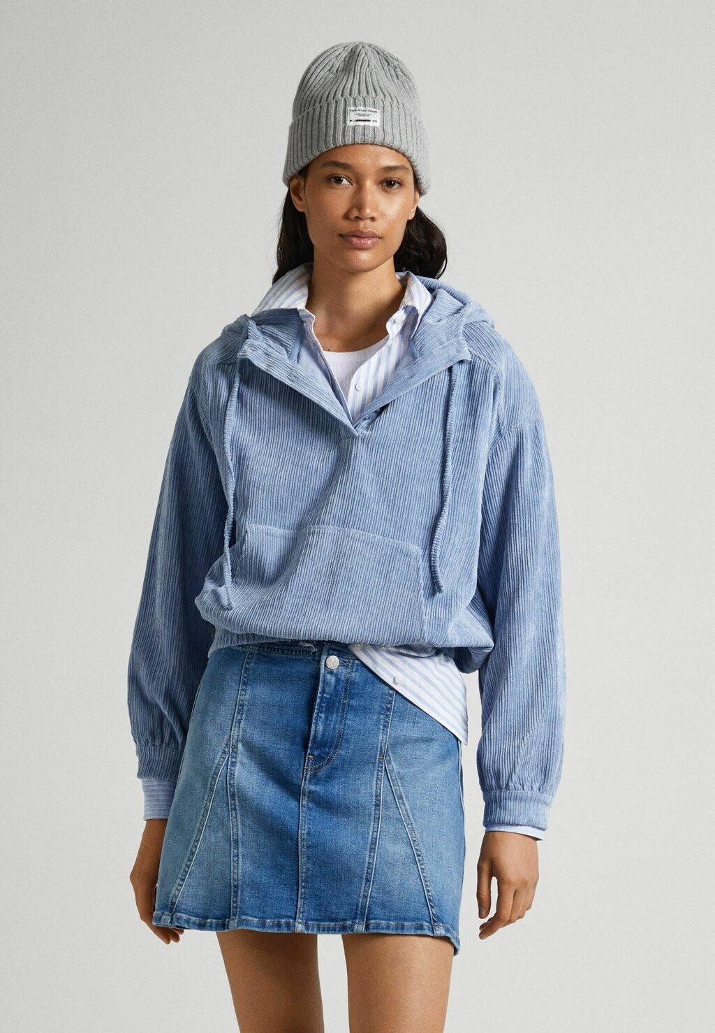 

Толстовка с капюшоном Pepe Jeans, Синий