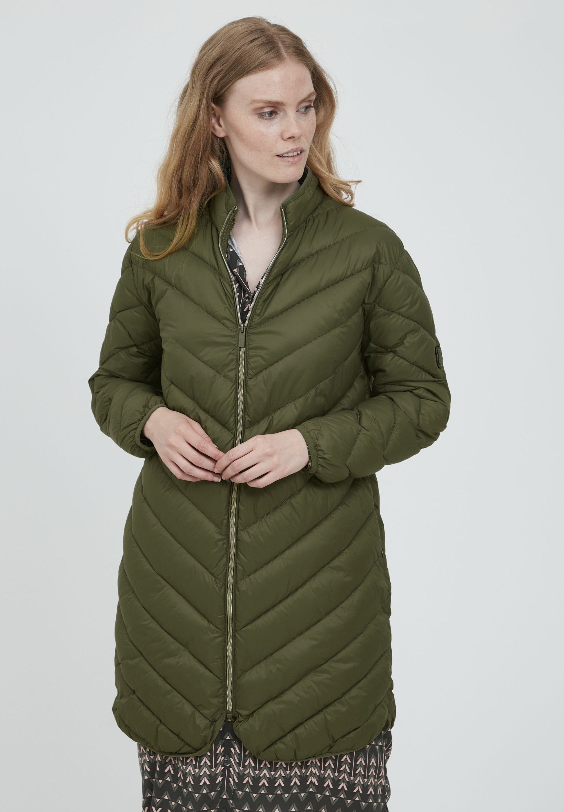 Пальто зимнее Fransa, темно-зеленый пальто зимнее fransa malt ball