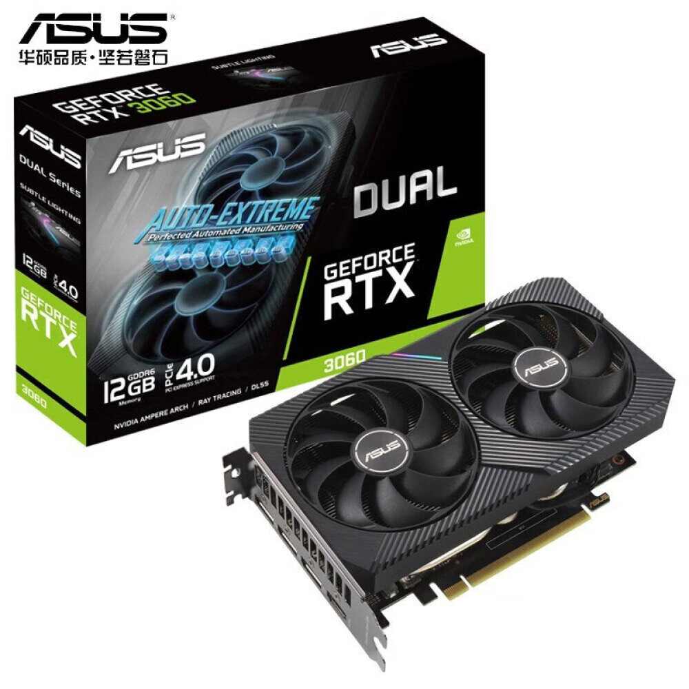 

Видеокарта Asus DUAL RTX 3060 12GB V2
