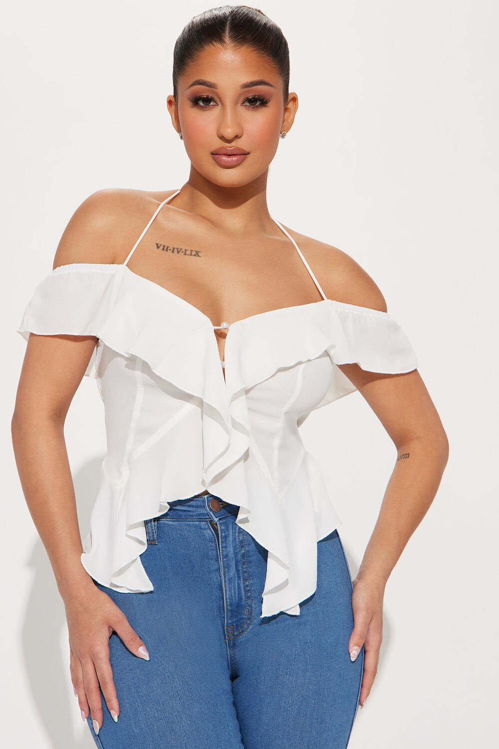 

Топ Fashion Nova A2269T, белый