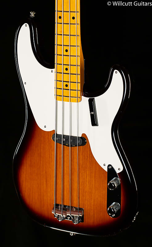 цена Fender American Vintage II 1954 Precision Bass 2-Color Sunburst (209) Fender American II Precision Bass (209)