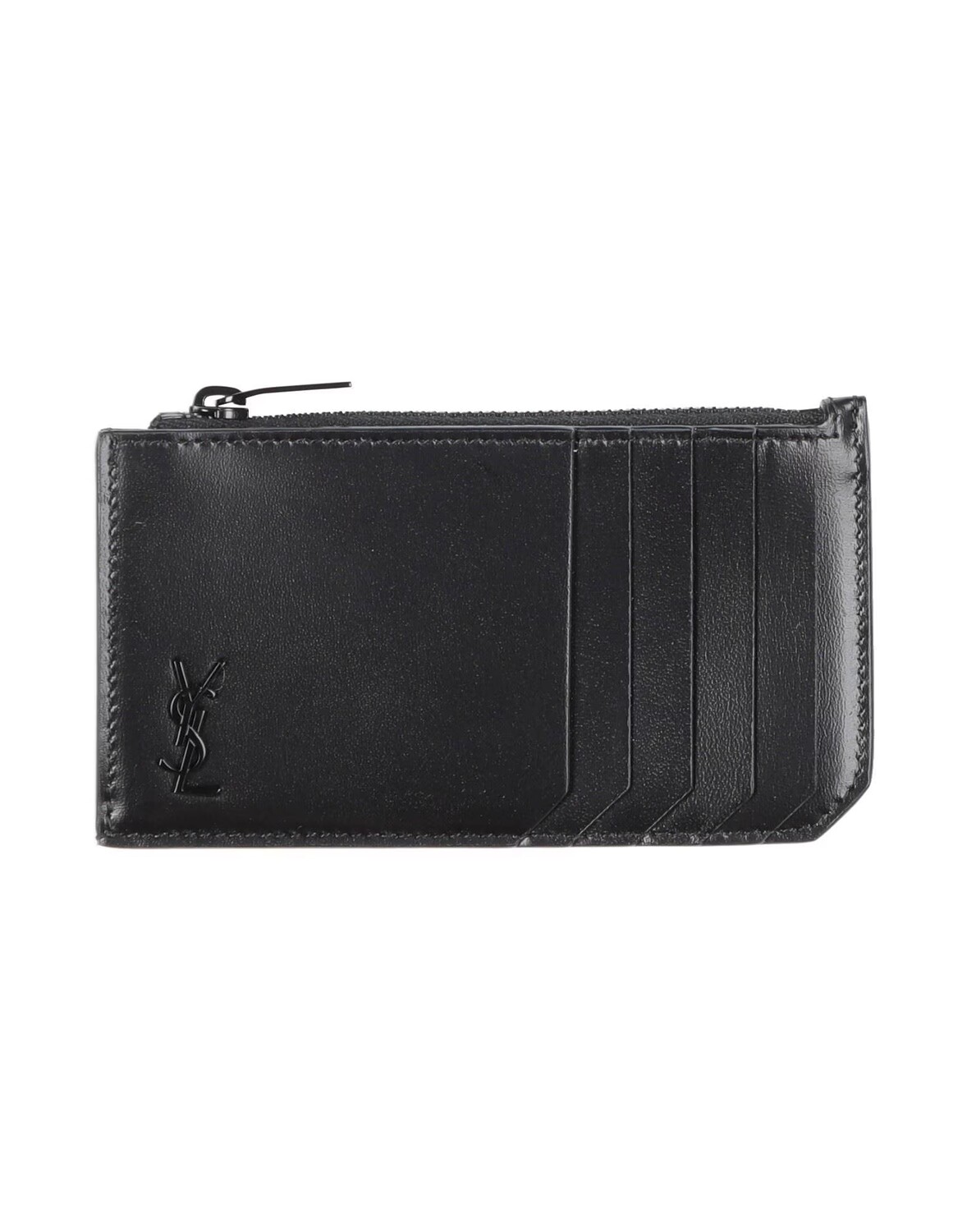 

Кошелек с визитницей Saint Laurent Document Holders, черный