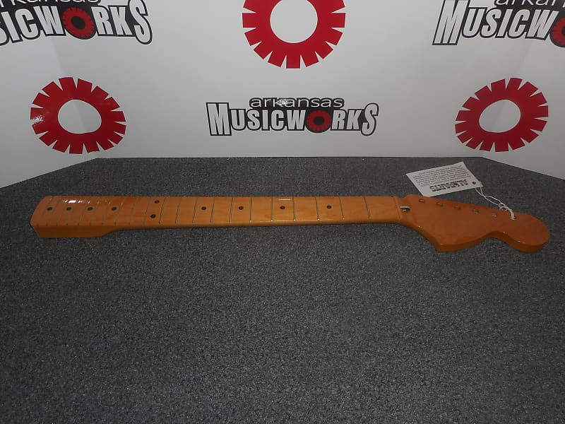 Allparts Лицензия Fender Большая передняя бабка Кленовый стрэтовый гриф, отделка Poly - #LMF