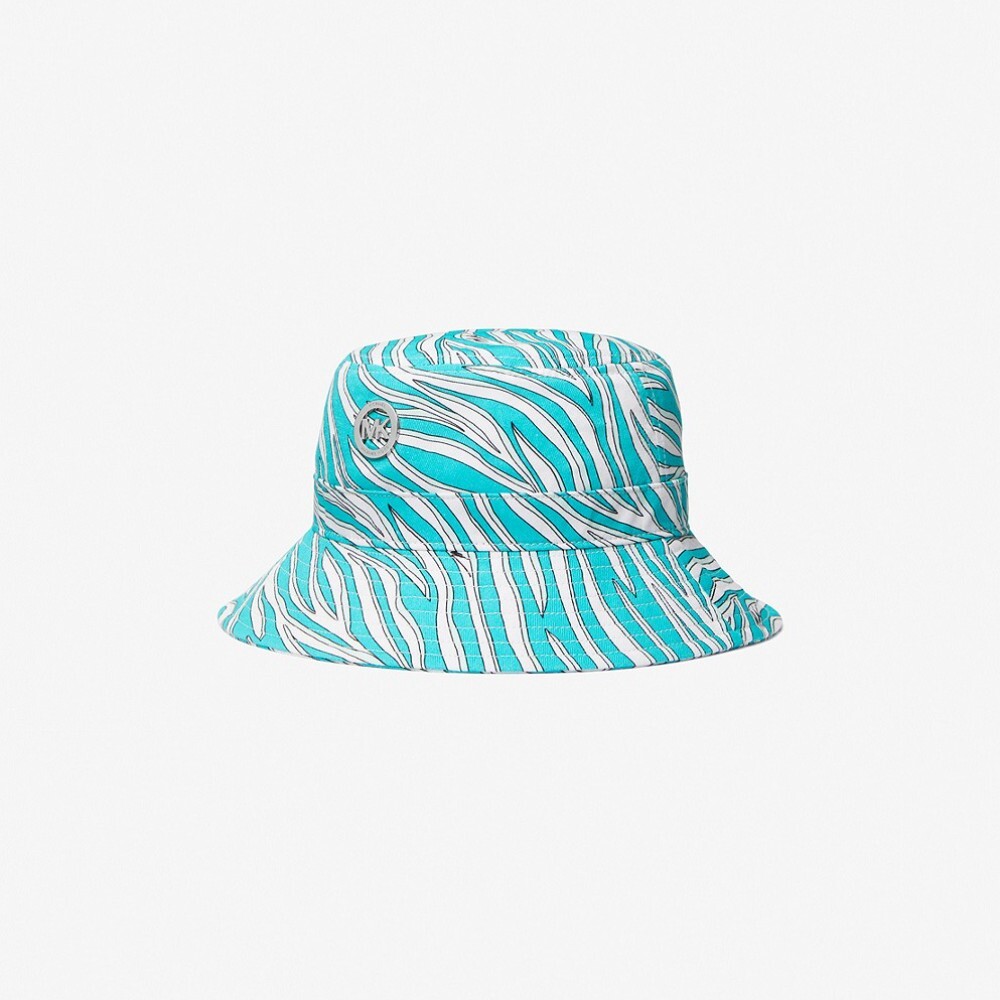 

Панама Michael Kors Kids Printed, светло-бирюзовый/белый